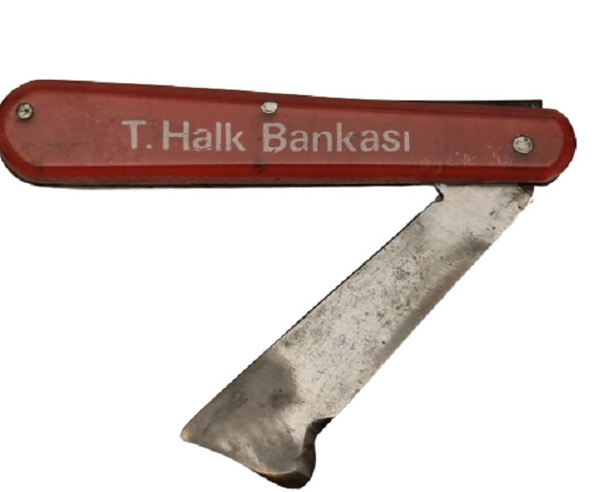 1960 TÜRK HALK BANKASI MUDİLERİNE VERDİGİ AGAC BUDAMA AŞI YAPMADA