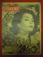 HAYAT SAYI:3. 15 OCAK 1960. BU SAYIDA: ORTADAKİ TABLO : İLK TÜRK FİKİR GAZETECİSİ AGAH EFENDİ 1960