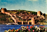 1970 İSTANBUL RUMELİHİSARI KARTPOSTAL RENKLİ OFSET BASKI