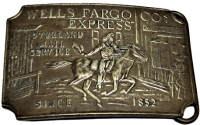 WELLS FARGO COŞ EXPRESS  OVERLAND MAİL SERVİCE TIFFANY NEW YORK FAITHFULL SERVICE SINCE 1852