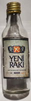 1990 TEKEL YENİ RAKI 50 ML MİNYATÜR BOŞ İÇKİ RAKI ŞİŞESİ UZERİ KABARTMA TEKEL YAZILI KAPAKLI KOLEKSİYON