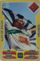 ALEX DE SOUZA CORITIBA  SPOR KULUBU 2013 . 2014  SUPER FİNAL  6. SERİ OYUN KARTI  KART NO 67