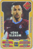 YASİN OZTEKİN TRABZONSPOR SPOR KULUBU 2013 . 2014 SUPER FİNAL 7. SERİ OYUN KARTI KART NO 149