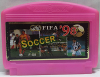 FİFA 98 SOCCER ATARİ OYUN KASETİ.REMARKS MADE IN JAPAN GAME STAR SUPER TV GAMES